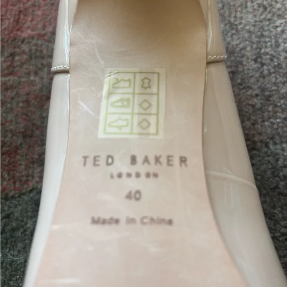 New - Ted Baker Nude Patent Heels - Ted Sz 40/US 9 - Picture 6 of 9